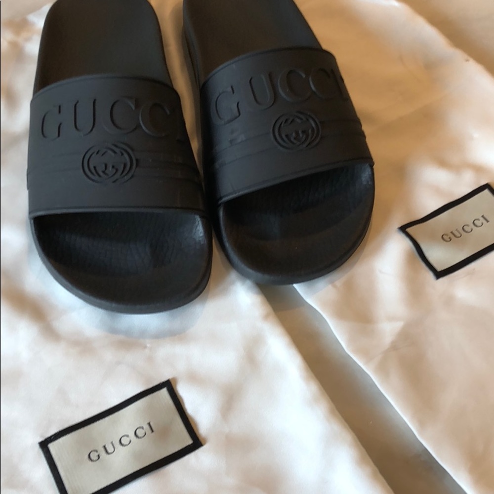 Gucci pool slides